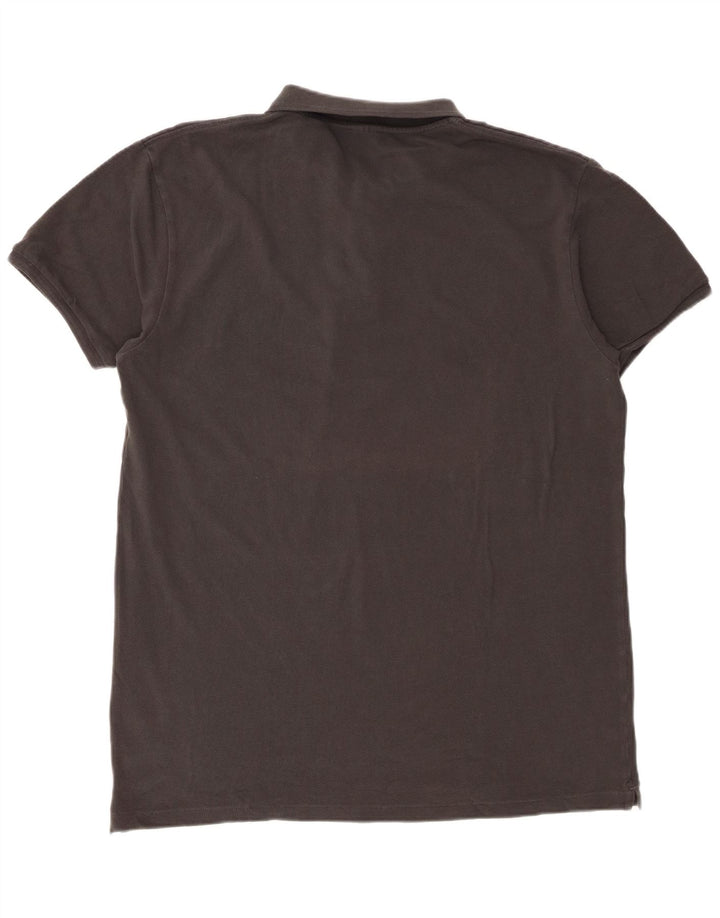 Męska koszulka polo Scotch & Soda, 2XL, szara, bawełniana