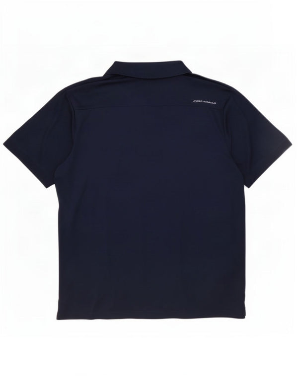 Męska koszulka polo Under Armour Heat Gear o luźnym kroju, 2XL, granatowa, poliester