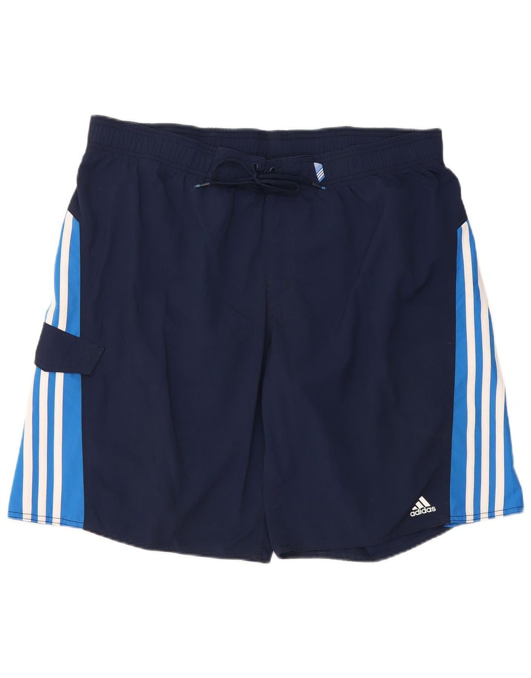 Męskie spodenki kąpielowe Adidas XL, granatowe, nylonowe
