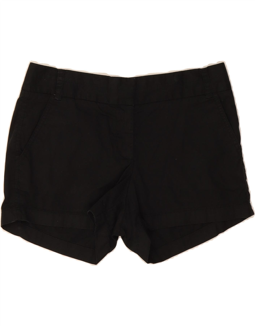 J. CREW Womens Broken In Chino Shorts US 6 Medium W32  Black Cotton Vintage J. Crew and Second-Hand J. Crew from Messina Hembry 