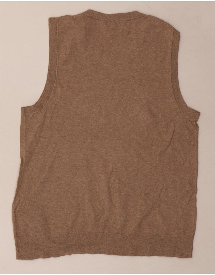 Damski podkoszulek J. Crew Classic Vest UK 12, średnio beżowy, bawełniany