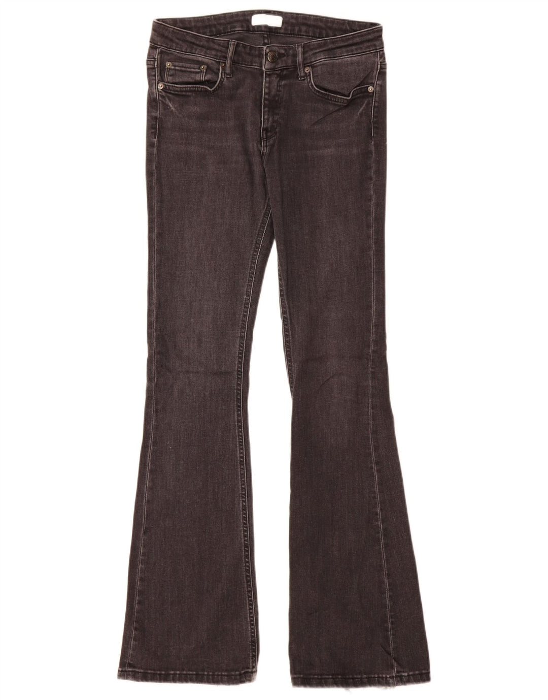 Damskie jeansy rozkloszowane Zara EU 38 Small W28 L32 Szare