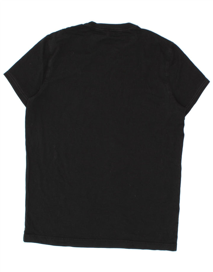 EDDIE BAUER Mens Tall T-Shirt Top Medium Black Cotton Vintage Eddie Bauer and Second-Hand Eddie Bauer from Messina Hembry 