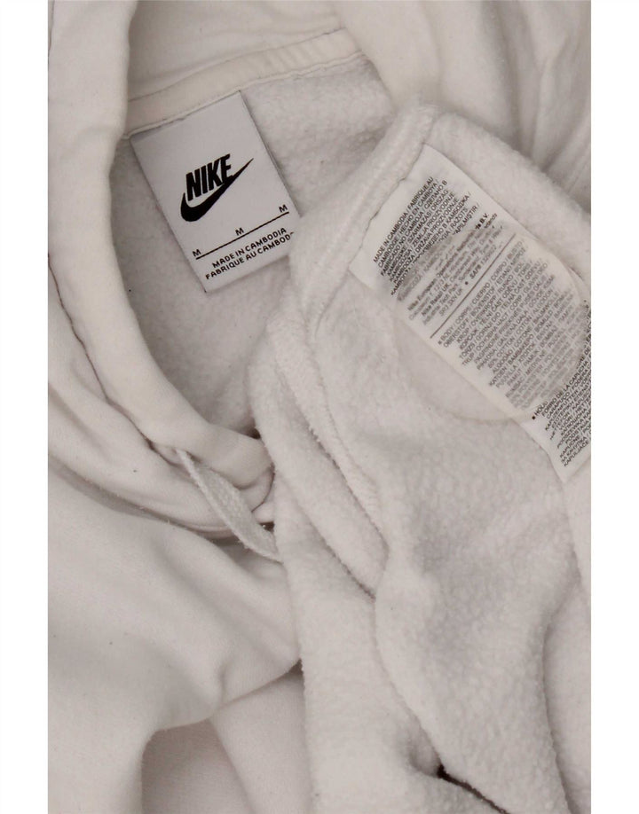 Męska bluza z kapturem Nike, średnia, biała, bawełniana