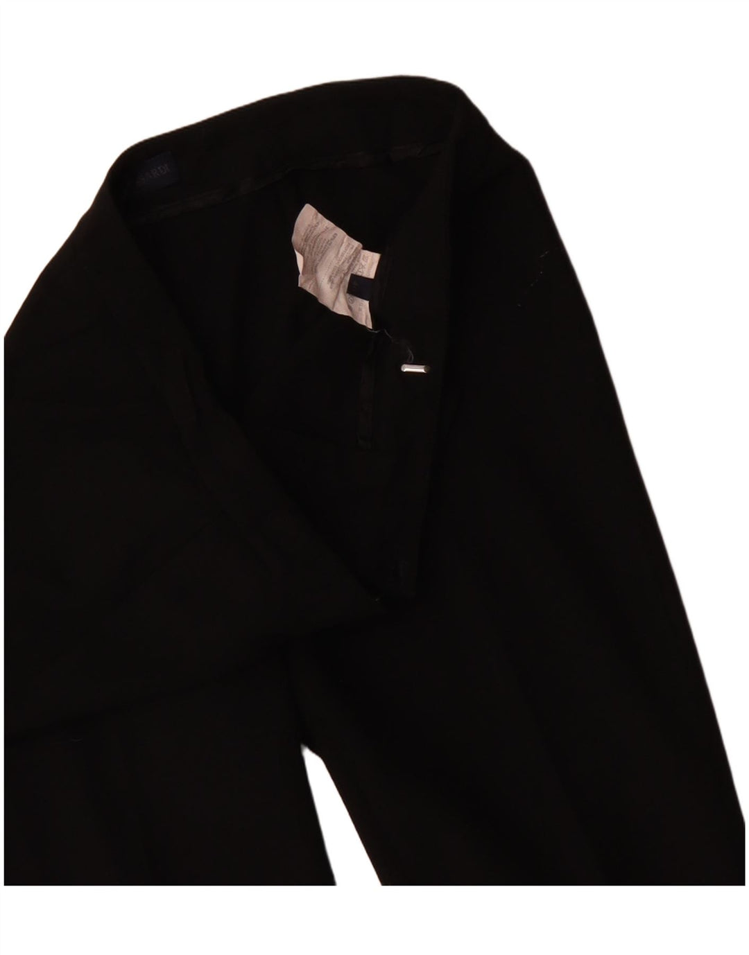 Damskie spodnie garniturowe Trussardi Bootcut IT 40 Small W30 L34 Czarny poliester