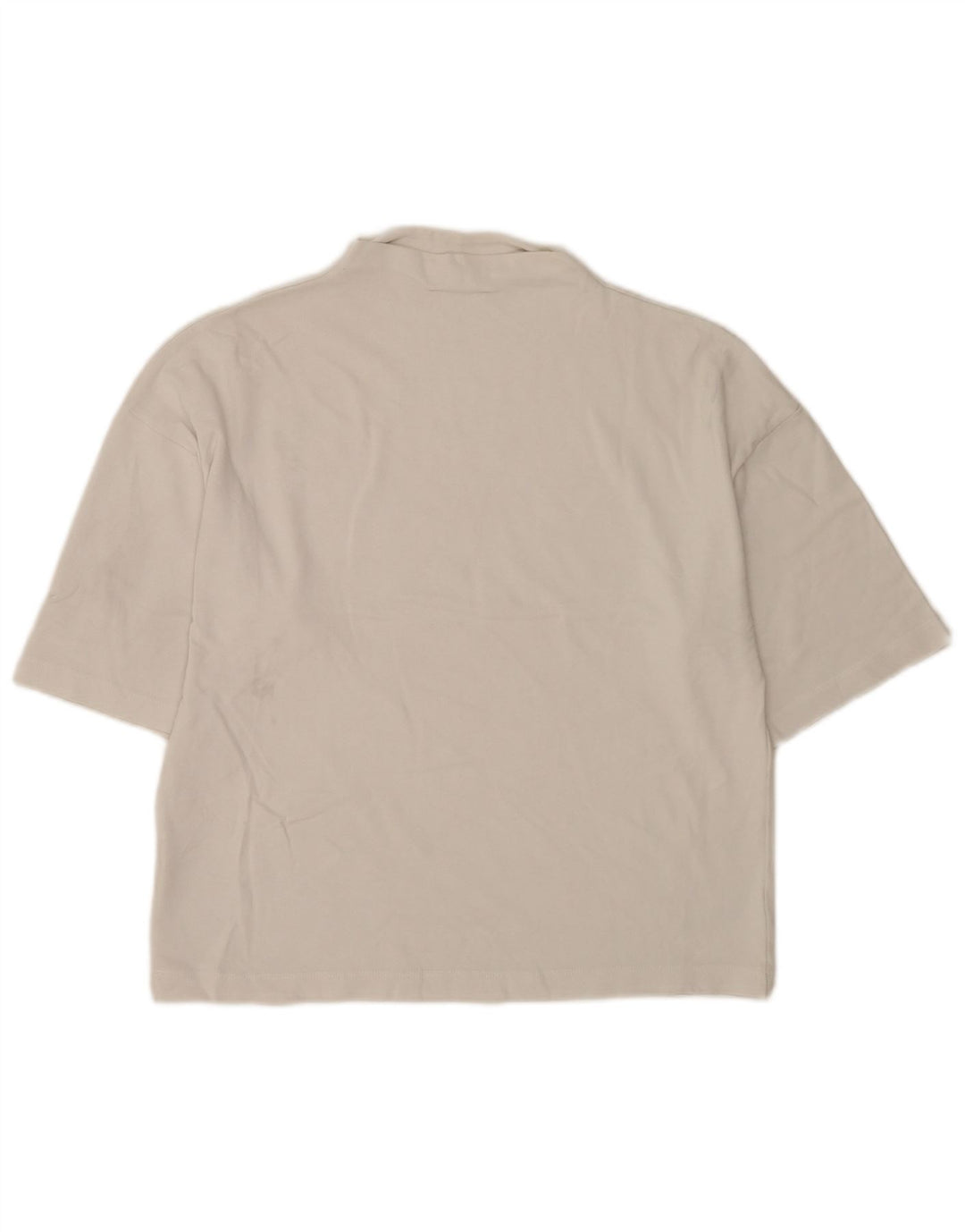Damska koszulka oversize Zara Top UK 10 Small White Cotton