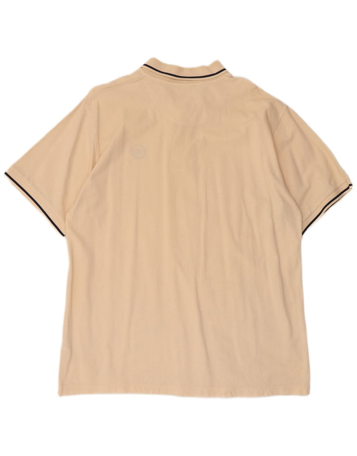 Męska koszulka polo Umbro XL, beżowa, bawełniana