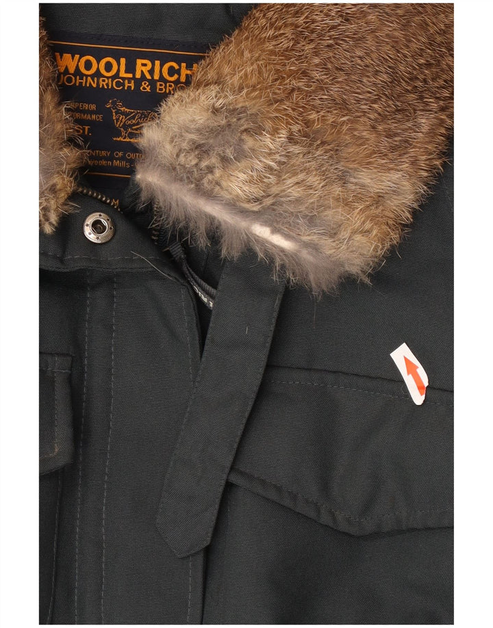 Damska kurtka użytkowa Woolrich UK 14, średni szary nylon