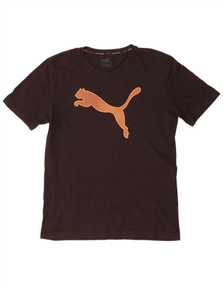 Męski T-shirt z grafiką PUMA, mały, czarny