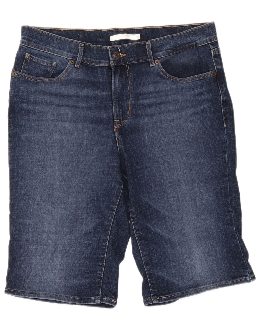 Damskie spodenki jeansowe Levi's Bermudy W29 Średni niebieski, bawełniany