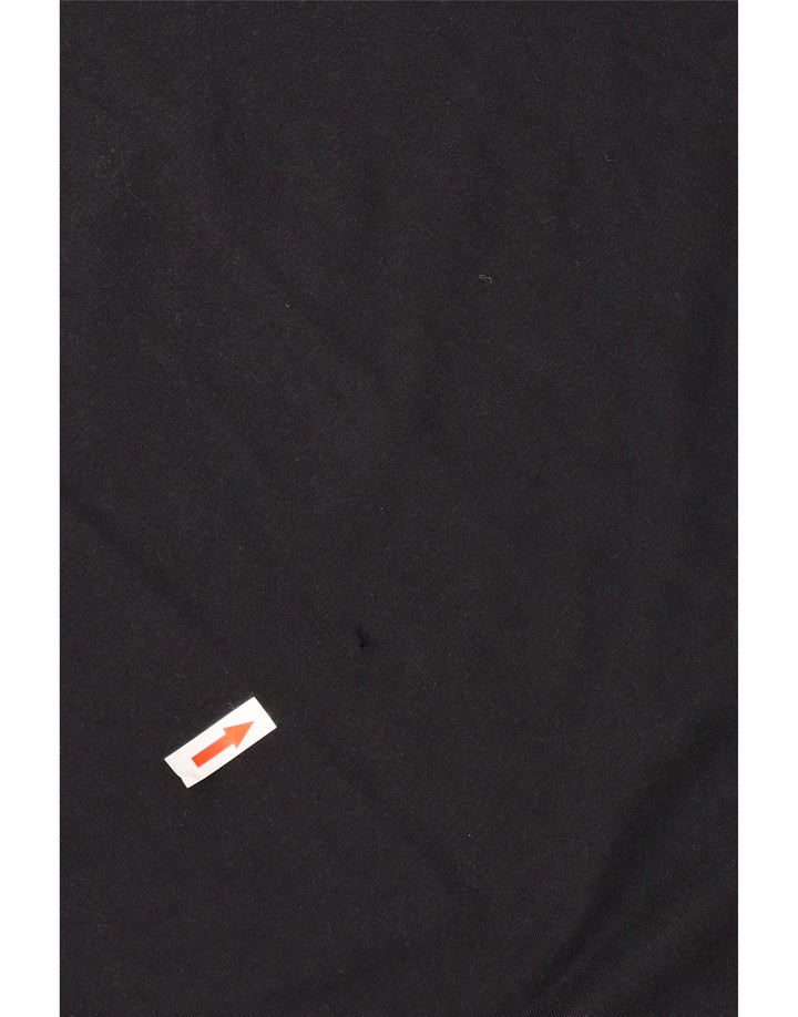 Męski T-shirt z grafiką Kappa, średni czarny