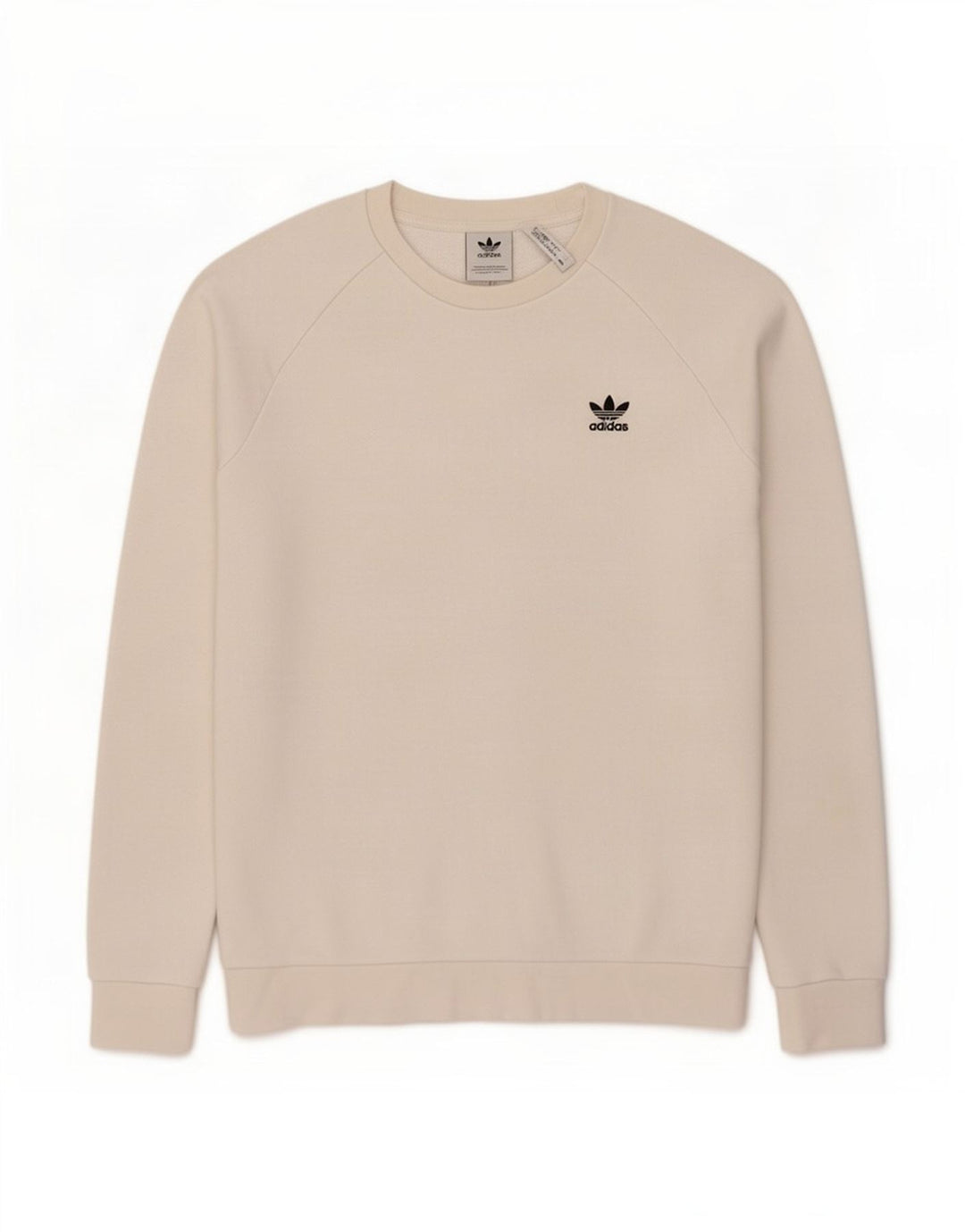 Adidas Męska Bluza Sweter Średniej Białej Bawełny
