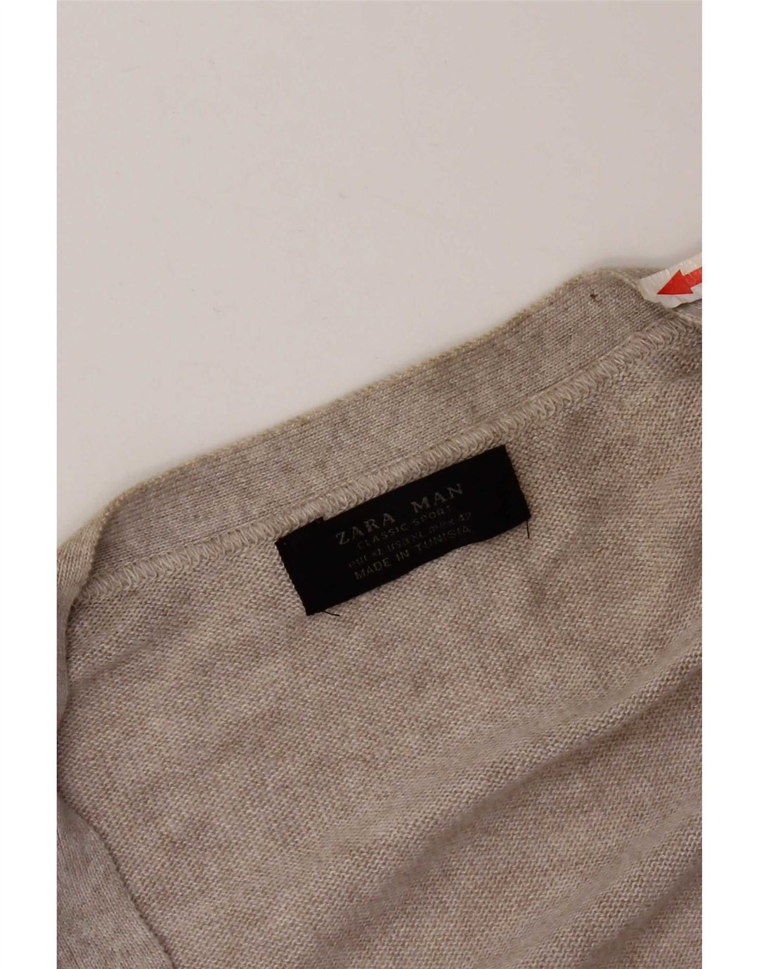 Męski sweter rozpinany Zara XL, szary