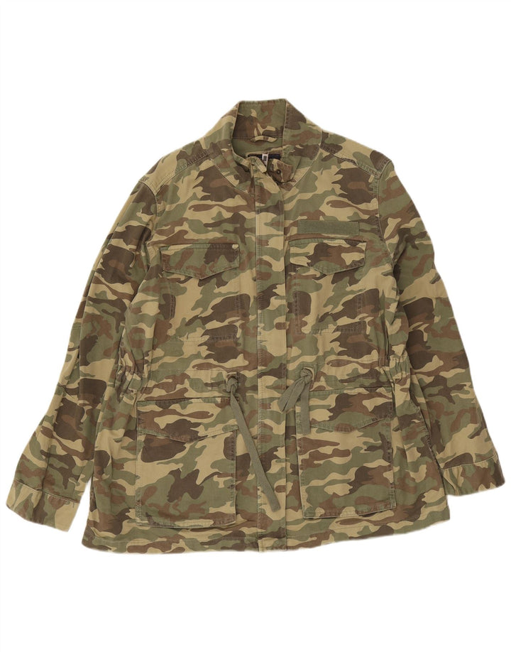 Marks & Spencer Damska kurtka oversize Utility UK 18 XL, kamuflaż khaki