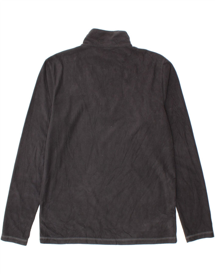 DIADORA Mens Zip Neck Fleece Jumper XL Grey Polyester Vintage Diadora and Second-Hand Diadora from Messina Hembry 