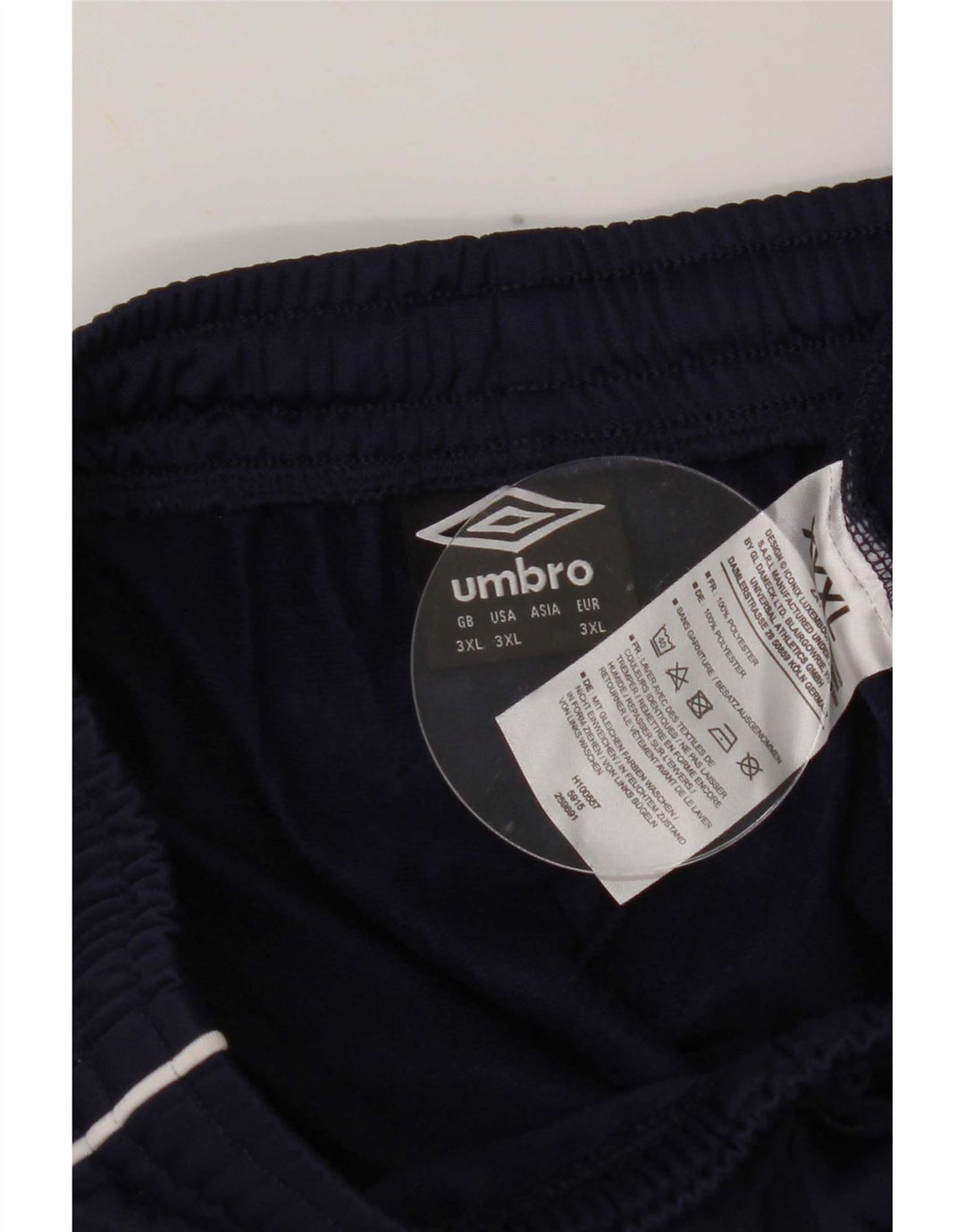 Męskie spodnie dresowe Umbro 3XL granatowy poliester