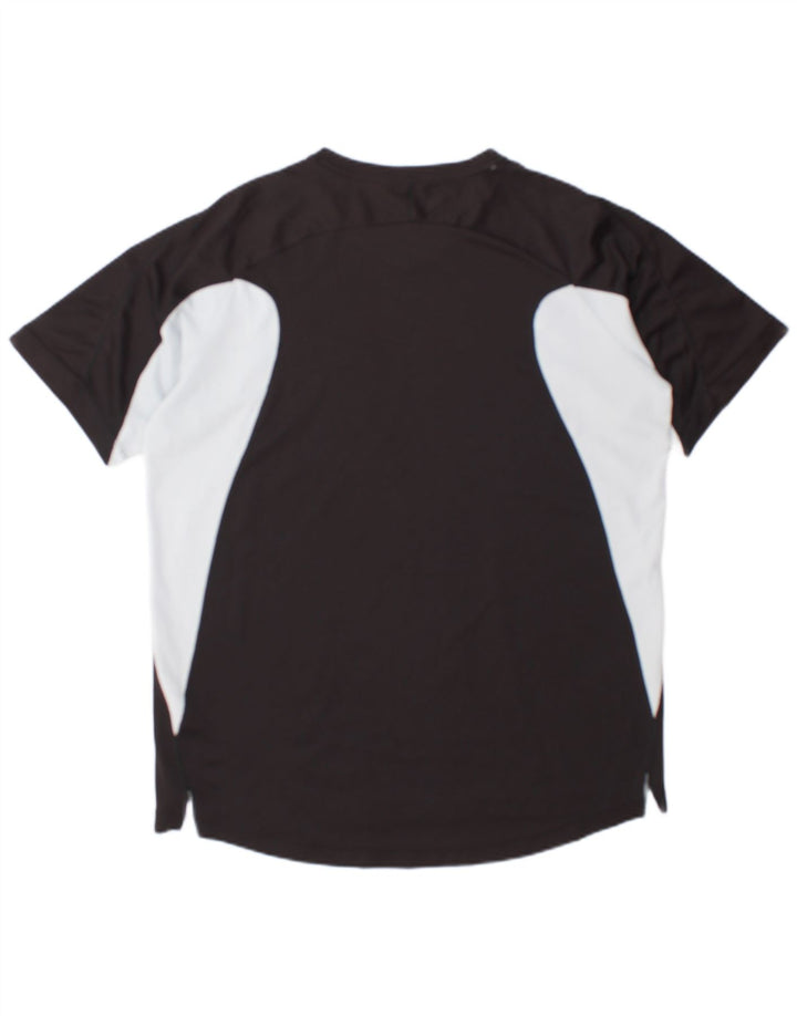 T-shirt męski Fila Top, duży, czarny, z blokami kolorów