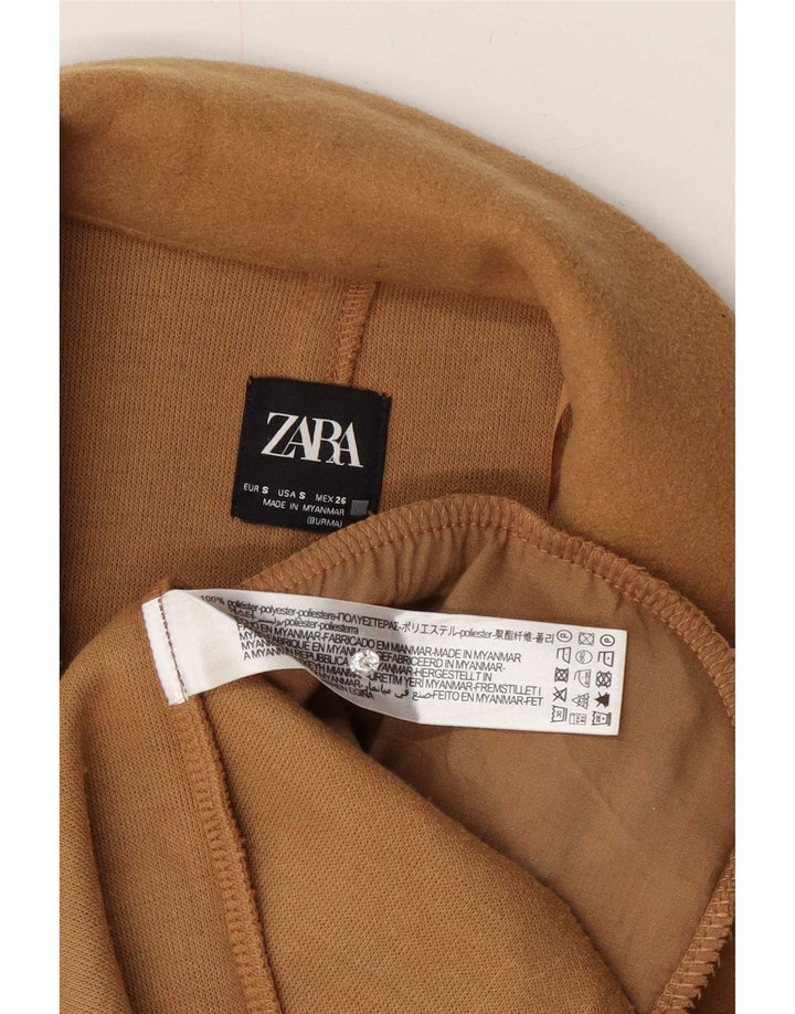 Płaszcz damski Zara Open UK 10 Small Beżowy Poliester