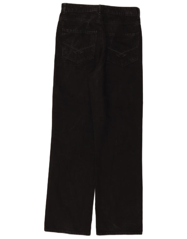 US Polo Assn. Damskie proste dżinsy UK 12 Medium W30 L31 Czarna bawełna