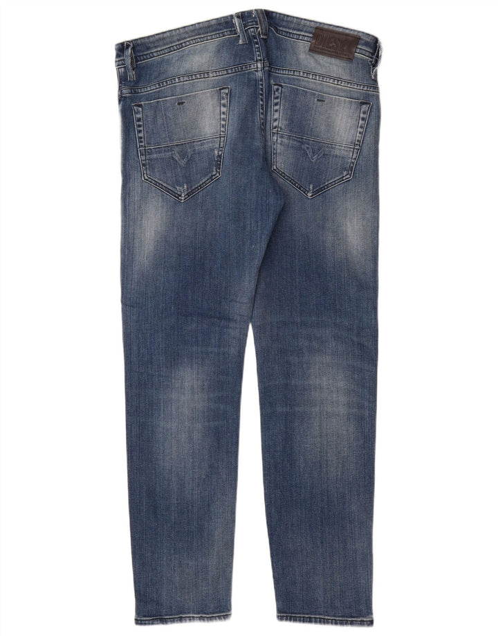 Diesel Męskie Thommer Slim Jeans W36 L32 Niebieskie bawełniane