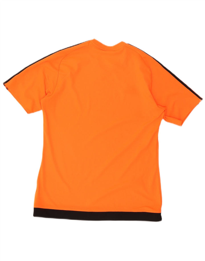 Adidas Męska koszulka Climalite Top Medium Orange Colorblock