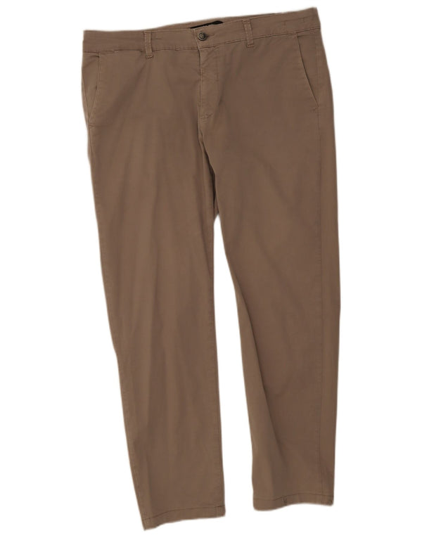 Męskie proste spodnie chino Liu Jo IT 54 2XL W42 L28 Beżowa bawełna
