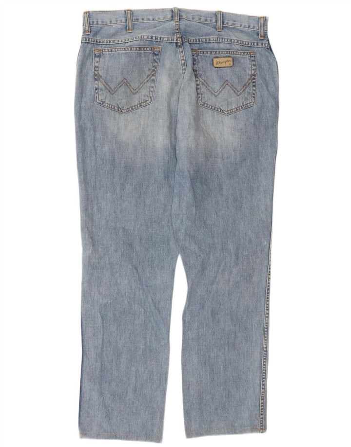 Męskie jeansy Wrangler Texas Straight W36 L32 Niebieskie bawełniane