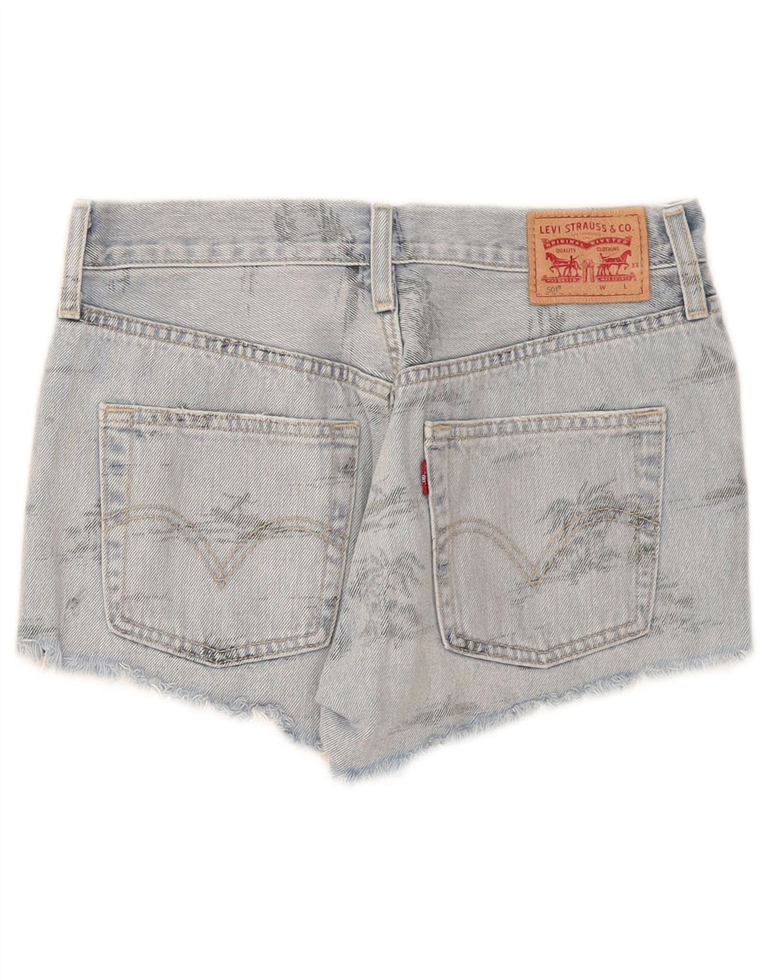 Damskie spodenki jeansowe Levi's 501 W26 Małe, niebieskie, bawełniane