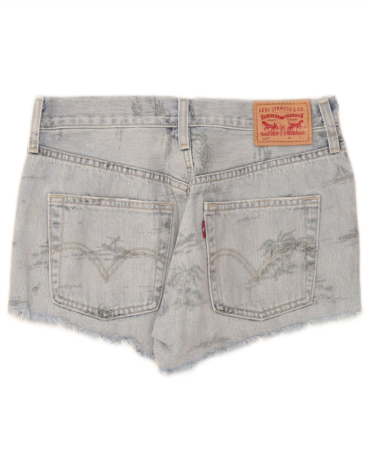 Damskie spodenki jeansowe Levi's 501 W26 Małe, niebieskie, bawełniane