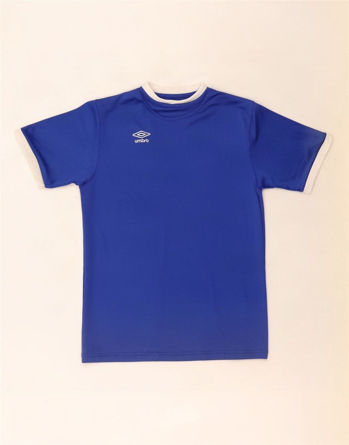 Umbro Męski T-shirt Top Mały Niebieski Poliester