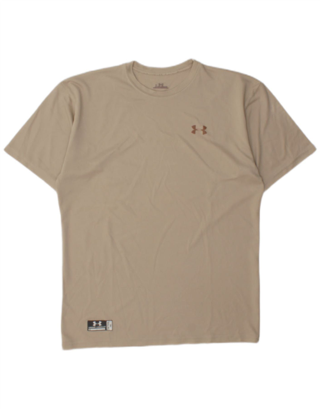 Koszulka męska Under Armour Top XL, beżowy, poliester