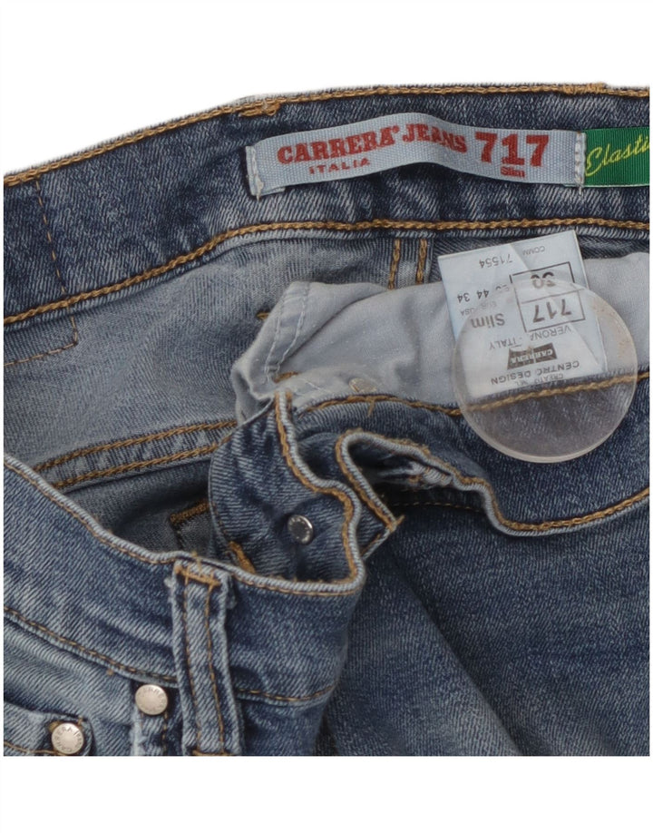 Carrera Męskie 717 Slim Jeans IT 50 Large W34 L31 Niebieska bawełna