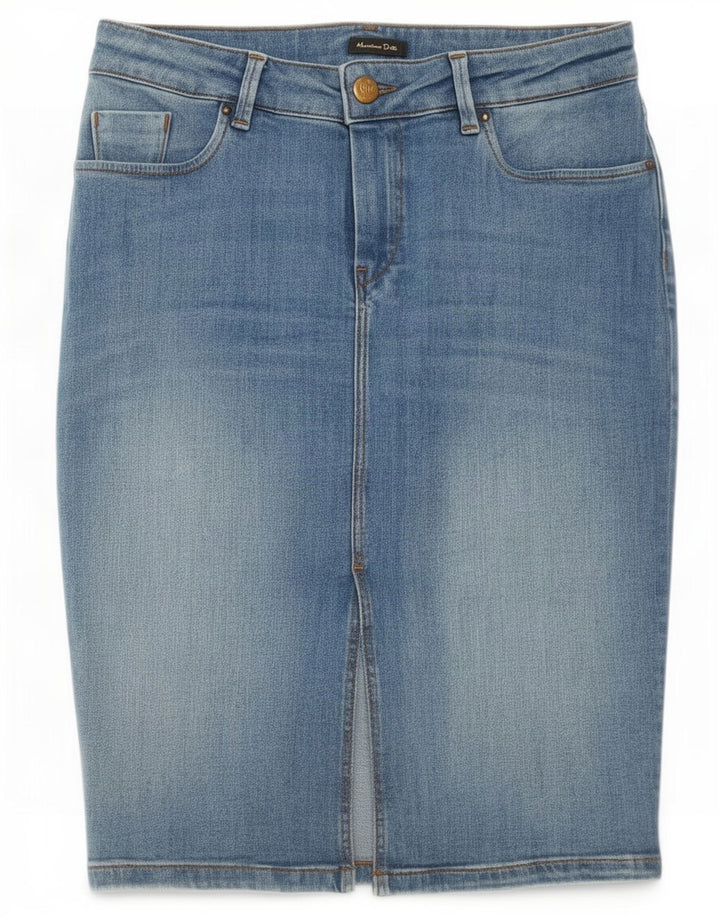 Damska spódnica dżinsowa Massimo Dutti EU 38 Small W28 niebieska