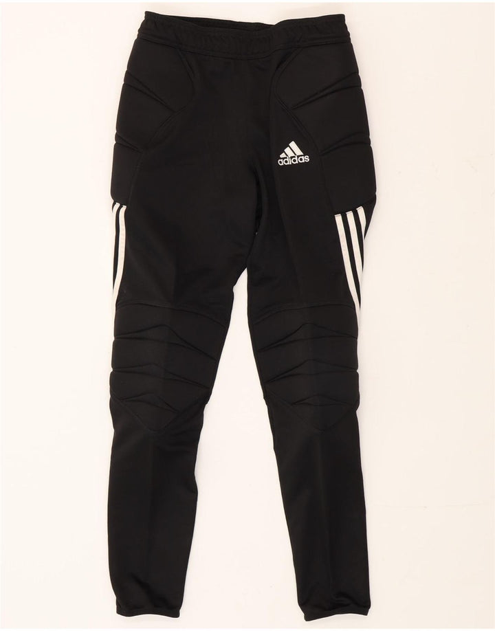 Męskie legginsy Adidas Climalite, małe, czarne, poliestrowe