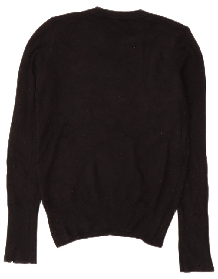 Sweter damski Zara z okrągłym dekoltem UK 10, mały, czarny