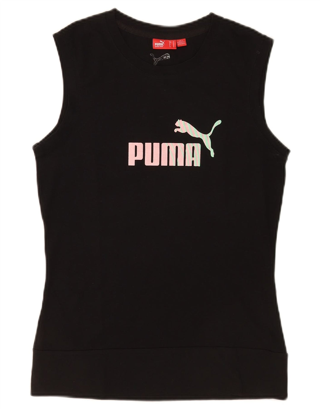 Damska kamizelka z grafiką Puma UK 12, średnia czarna bawełna