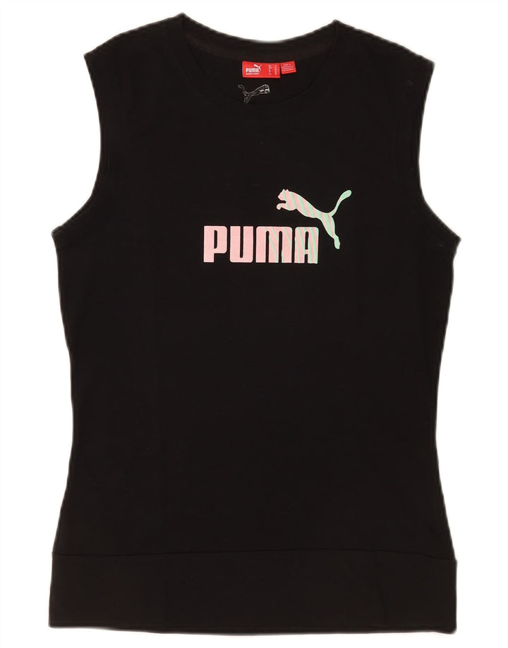 Damska kamizelka z grafiką Puma UK 12, średnia czarna bawełna