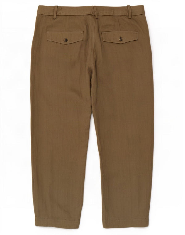 Spodnie damskie Zara o krótkim kroju, duże W30 L26 Khaki Lyocell