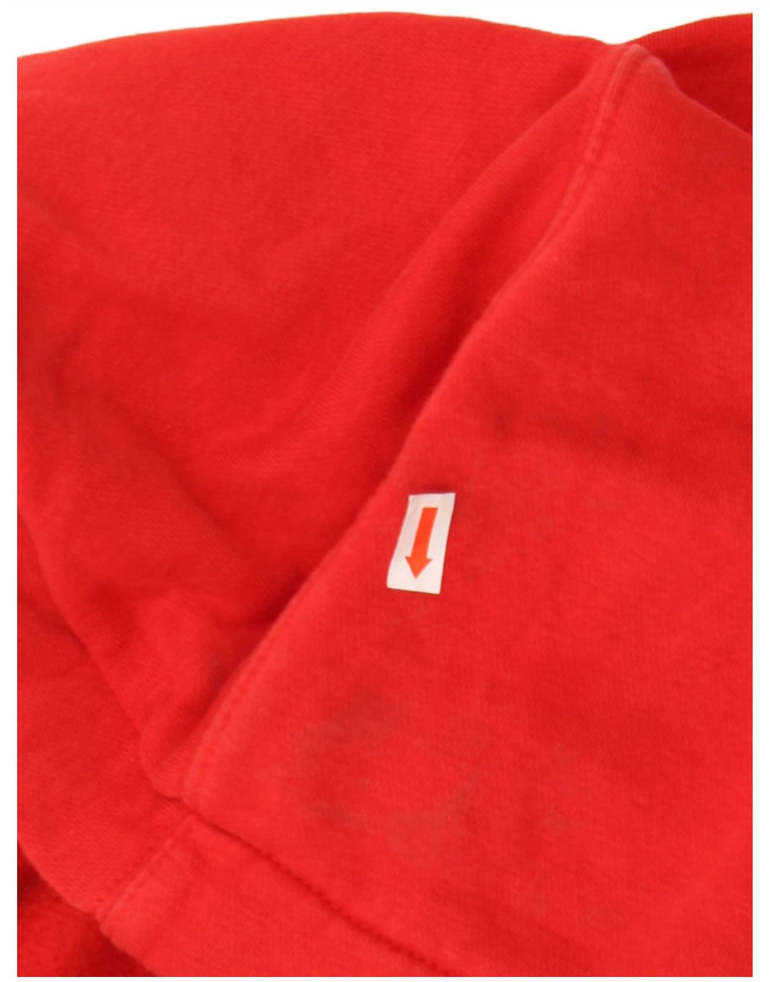 Męski sweter z kapturem i zamkiem błyskawicznym Nike, mały, czerwony, bawełniany
