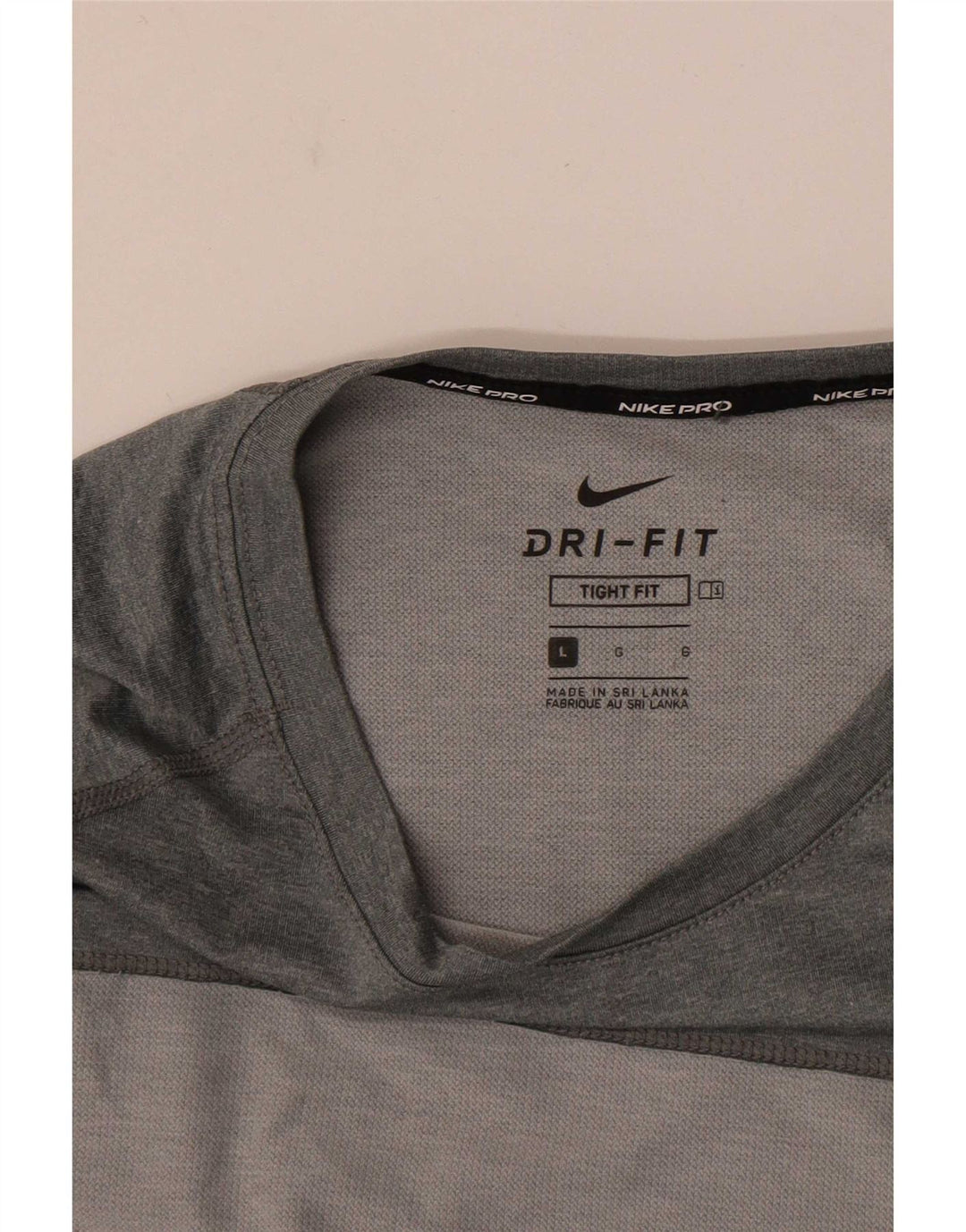 Męski T-shirt Nike Dri Fit, duży, szary