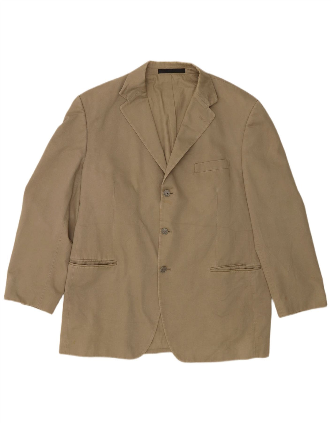 Marks & Spencer Męska marynarka zapinana na 3 guziki, UK 44 XL, bawełna khaki