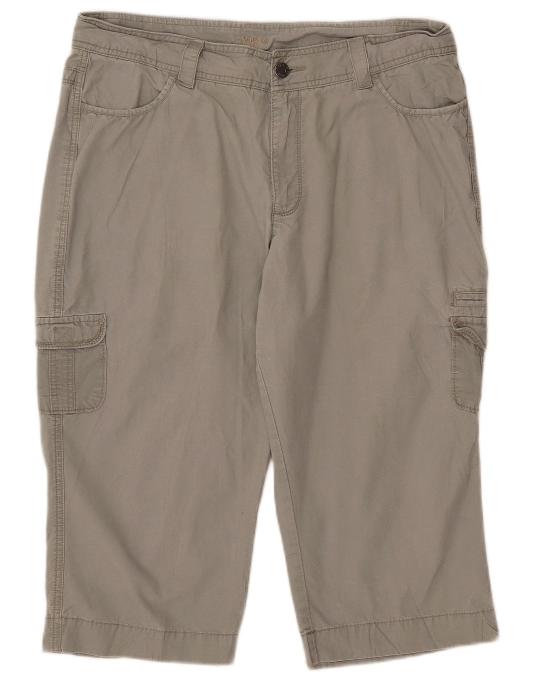 Damskie spodenki cargo Lee Raiders US 16 2XL W34 Szara bawełna