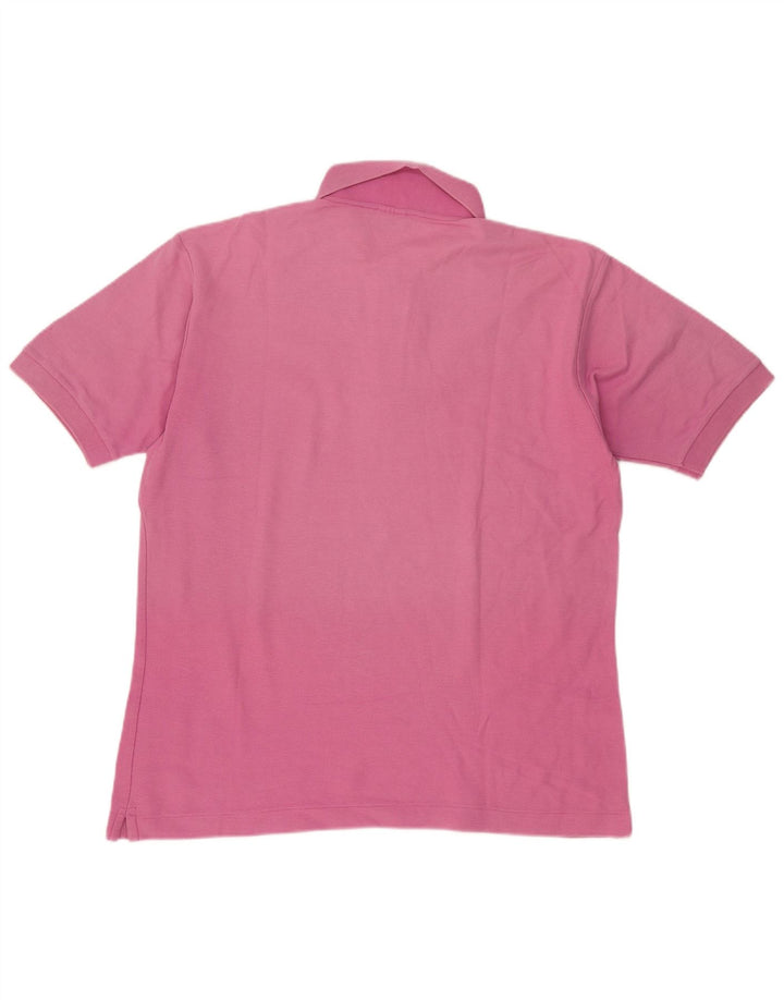 Męska koszulka polo Ellesse, duża, różowa, bawełniana