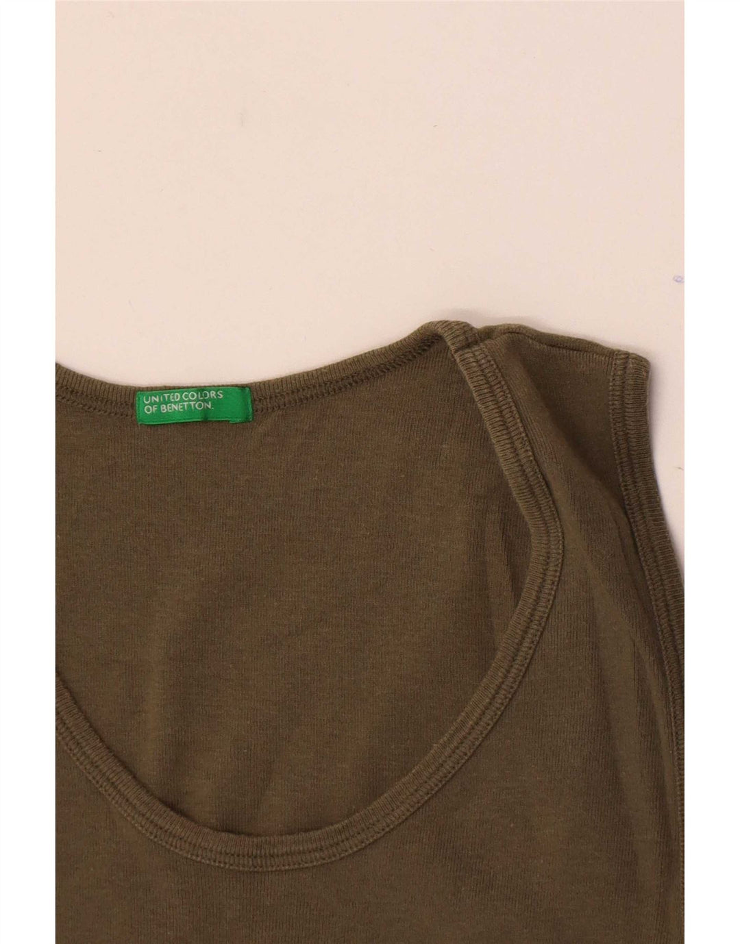 Damska kamizelka graficzna Benetton Top UK 8 Small Khaki