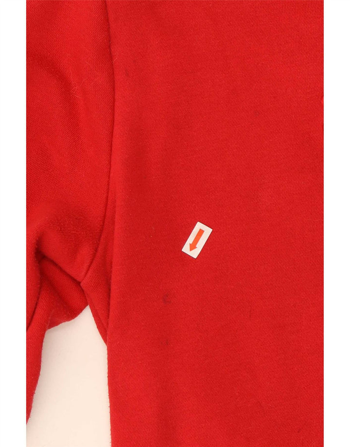 Damska bluza Fila Graphic Jumper UK 10 Small Red Cotton