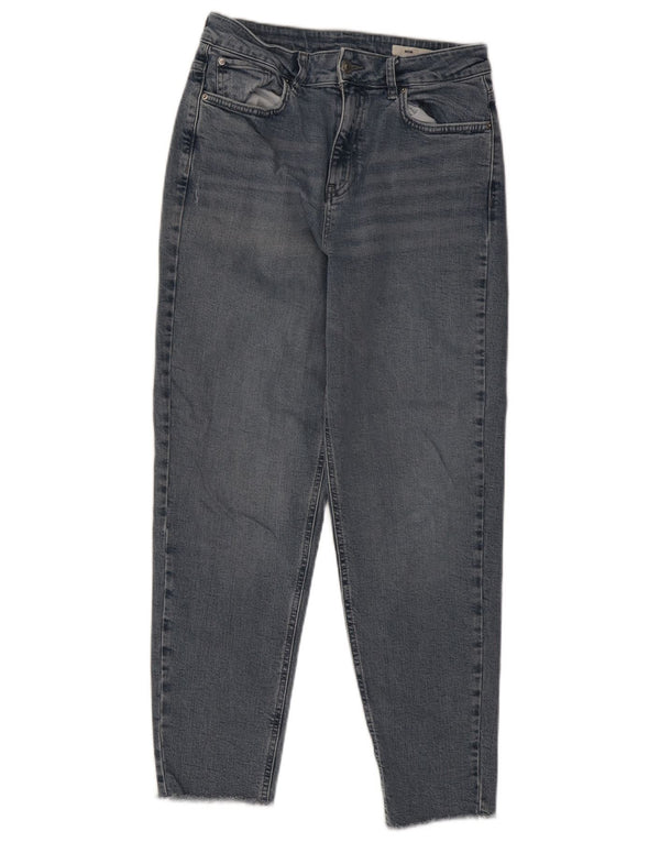 Marks & Spencer Damskie jeansy Mom Tapered UK 12 Mdium W28 L28 Niebieskie