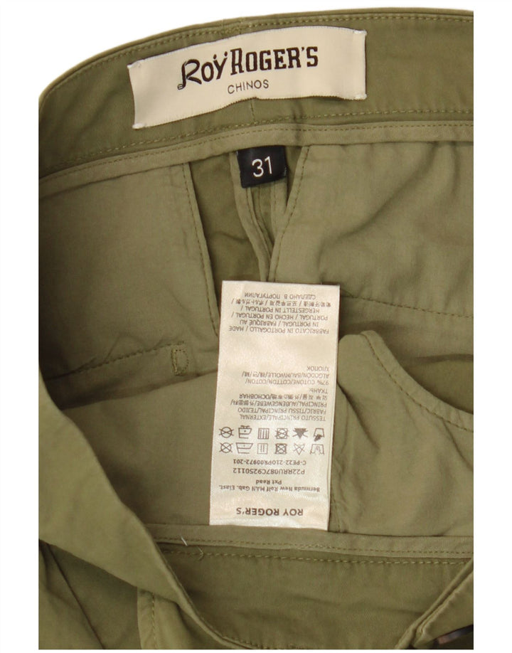 Męskie spodenki chino Roy Rogers W31, średnia bawełna khaki