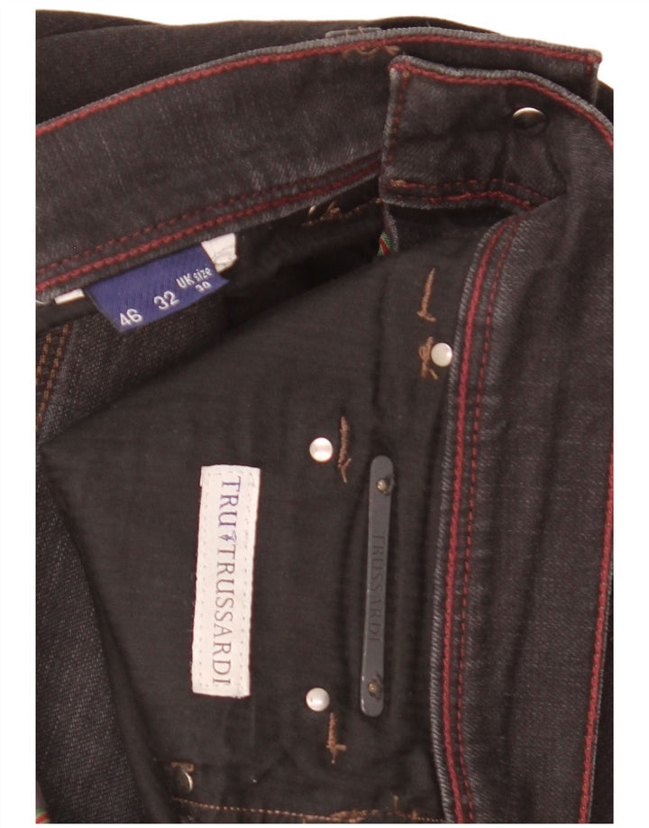 Męskie proste dżinsy Trussardi W30 L31 czarne