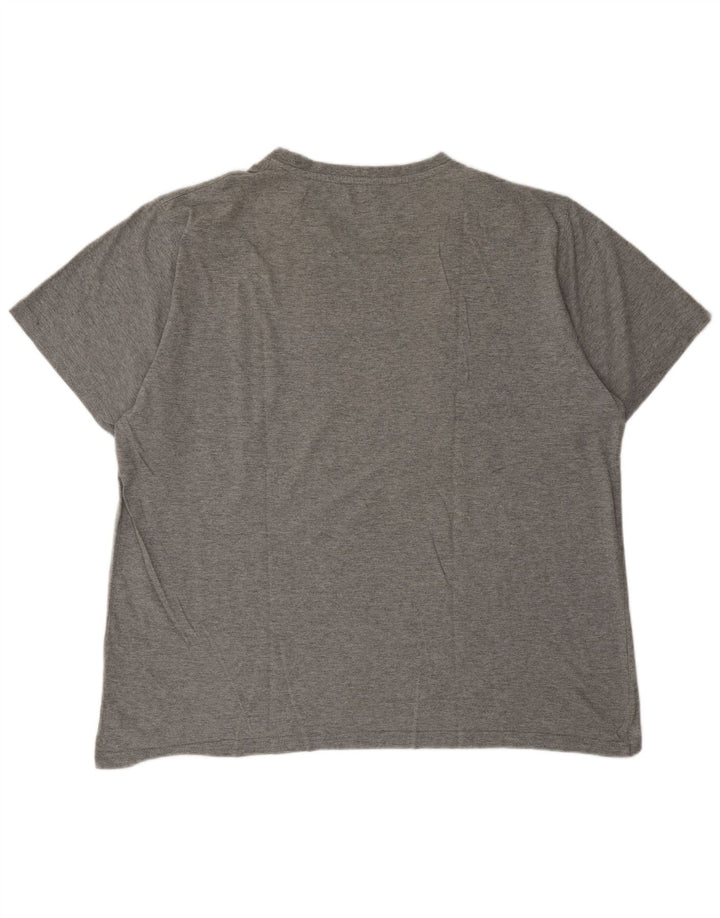 Męski T-shirt Dickies z grafiką, 2XL, szara bawełna