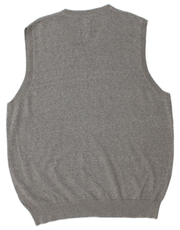 Marks & Spencer Mens Vest Tank Top XL Grey Cotton